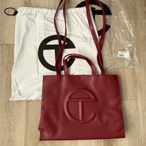 TELFAR Medium Shopper - Oxblood